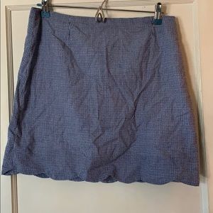 Blue Gingham Lily Rain Skirt